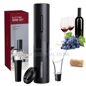 4-in-1 Battery-Operated Electric Wine Opener Set
