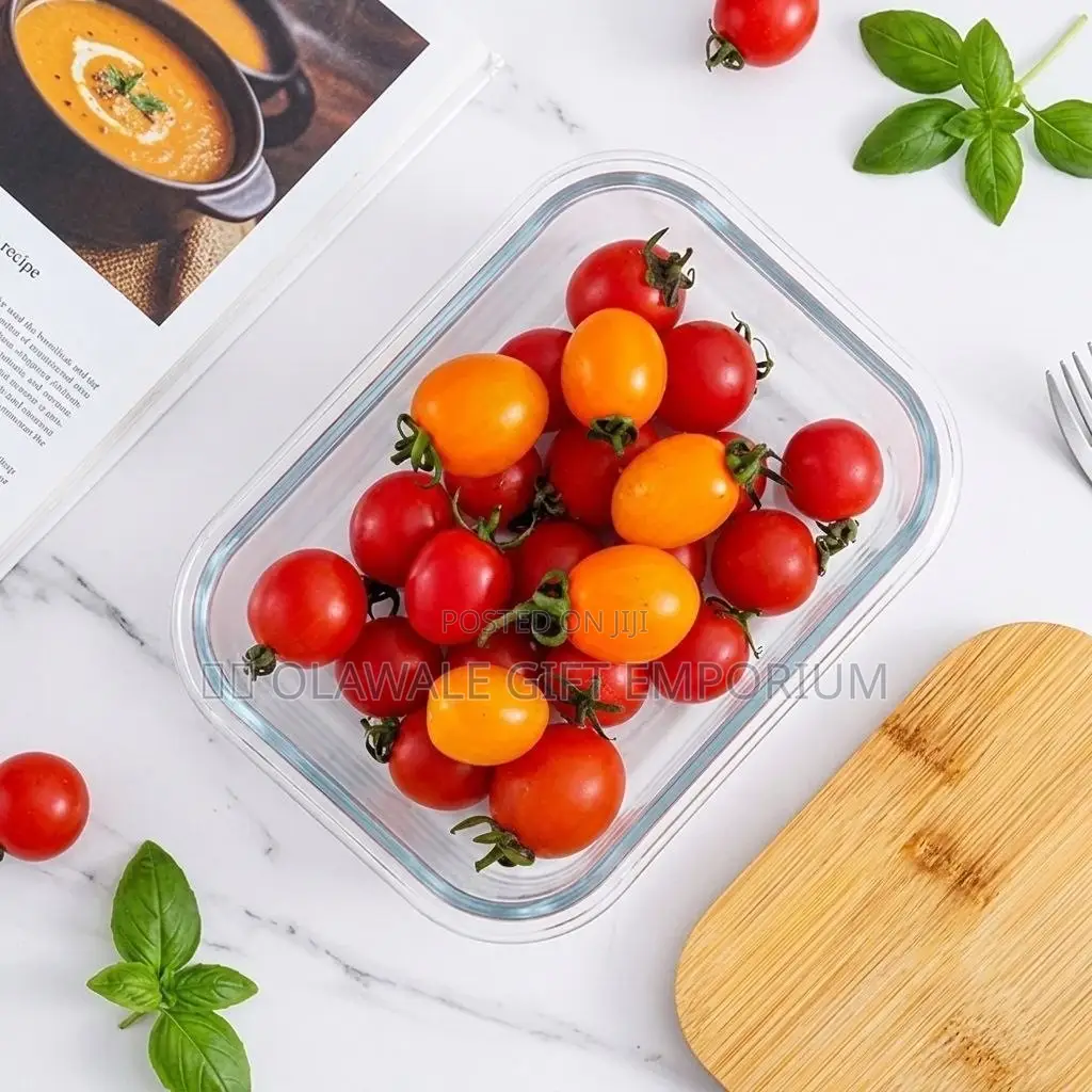 3pcs Bamboo Lid Sealed Fresh-Keeping Bowl