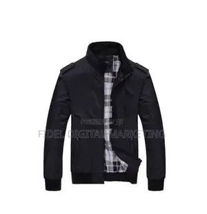 Berrykey Men’s Autumn and Fall Stand Collar Outerwear Jacket Coat