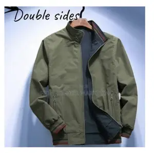Berrykey Men’s Lightweight Jacket Double Sided Outerwear- Green