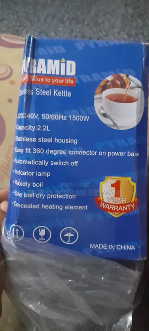 Pyramid PK-087 Stainless Steel Electric Kettle Jug