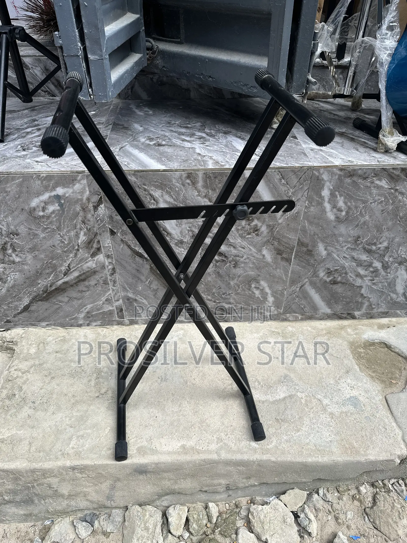 Adjustable Folding X-Style Keyboard Stand