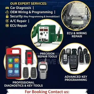 Smart/Blade Key Programming, Diagnosis, Electrical Repair, Tracker