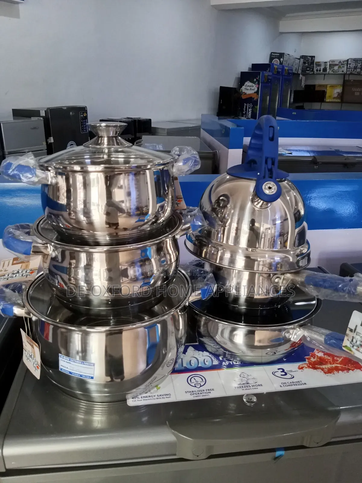 Original Stainless Pot Set Zeipther With Kettle