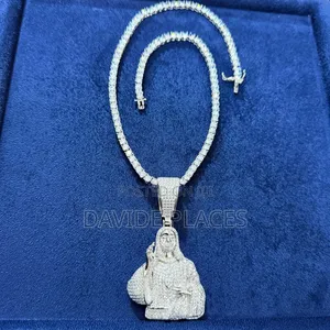 Zirconia Ice Necklace and Pendant, Available in Different Design
