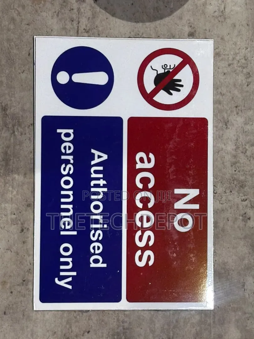 Caution Signages