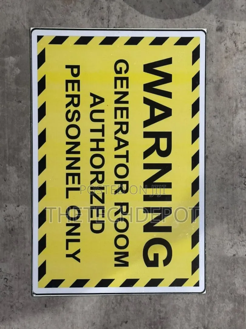 Caution Signages