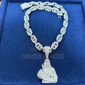 Zirconia Ice Necklace and Pendant, Available in Different Design