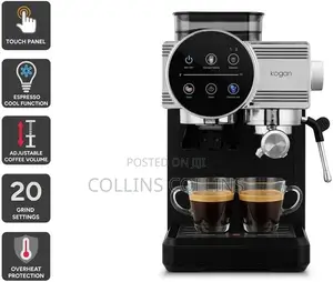 Kogan Espresso Touch Coffee Machine With Grinder