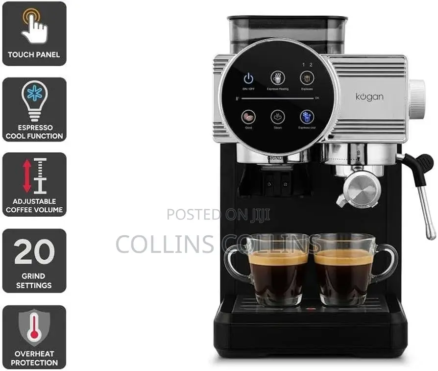 Kogan Espresso Touch Coffee Machine With Grinder