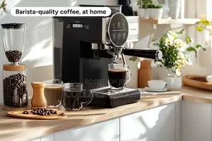 Kogan Espresso Touch Coffee Machine With Grinder
