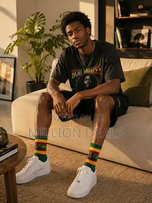 Multicolor Stylish Cotton Men's Ski Socks