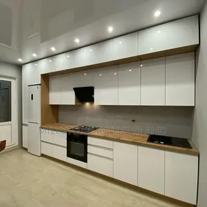 Luxurious L-Shaped Modern Kitchen Cabinet