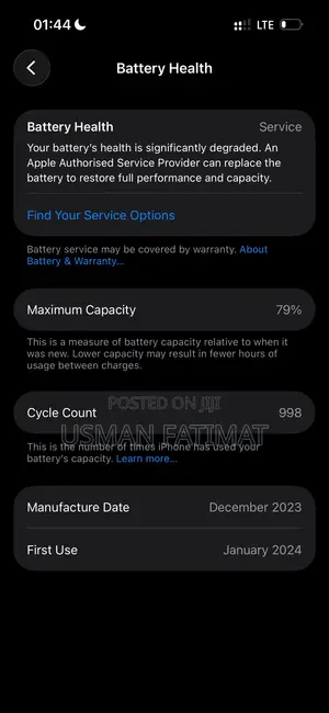 Apple iPhone 15 256 GB Black