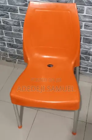 Plastic Chair With Iron Leg