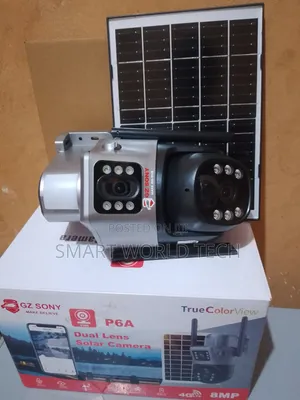 PTZ Dual Lens Solar CCTV With 4g Network