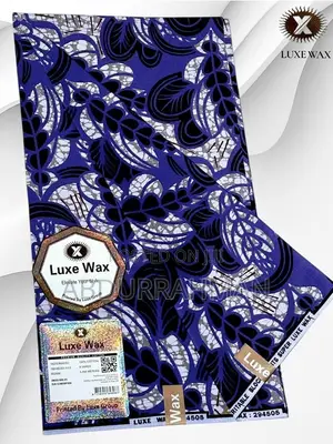 Original Luxe Wax Ankara Fabric - 6 Yards | Premium Quality