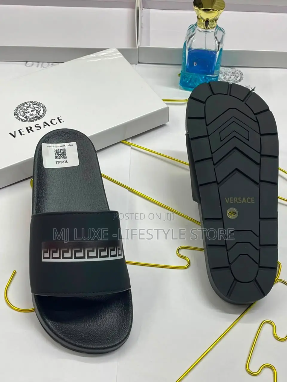 Aristocrats Luxury Embossed Designer Slide Sandals