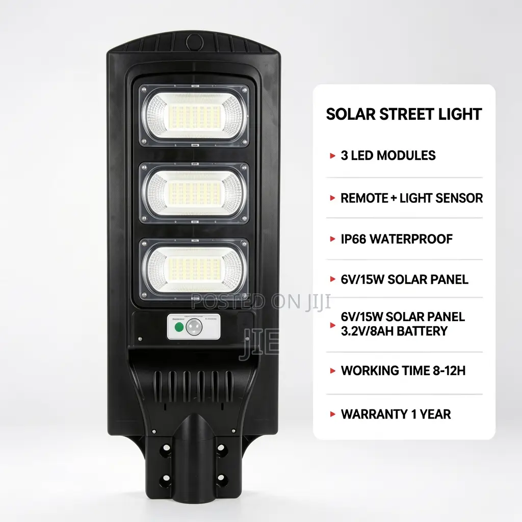 Three-Head Solar Lights (Single-Row and Double-Row)