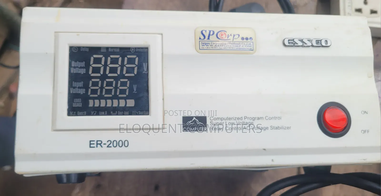 ESSCO Digital Voltage Stabilizer 2000VA