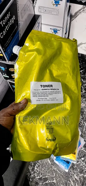 600G Black Toner Powder for Konica Minolta Bizhub Printers