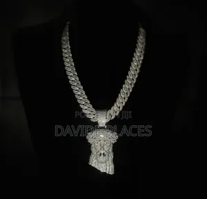 Zirconia Ice Necklace and Pendant, Available in Different Design