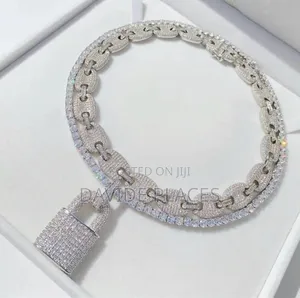 Zirconia Ice Necklace and Pendant, Available in Different Design