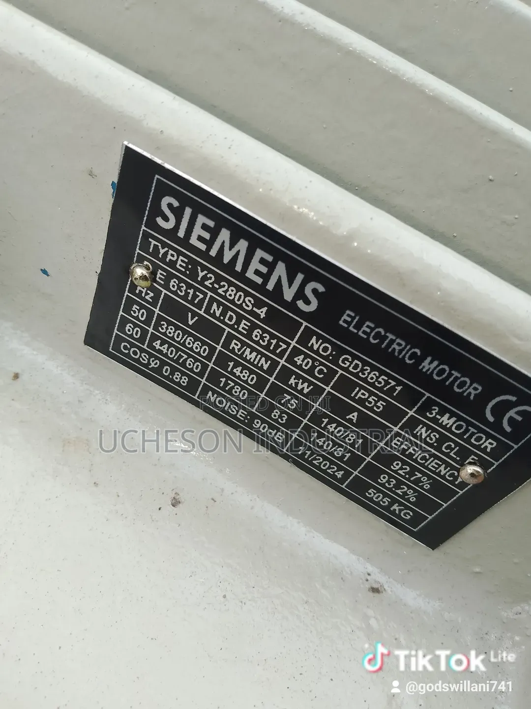 Siemens Electric Motor
