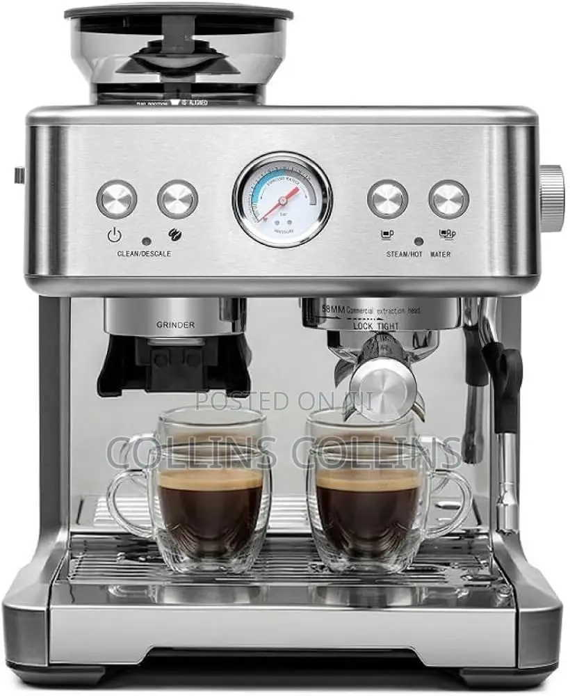 Kogan Dual Thermoblock Espresso Coffee Machine With Grinder