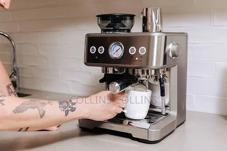 Kogan Dual Thermoblock Espresso Coffee Machine With Grinder