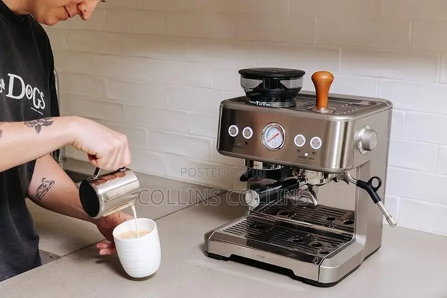 Kogan Dual Thermoblock Espresso Coffee Machine With Grinder