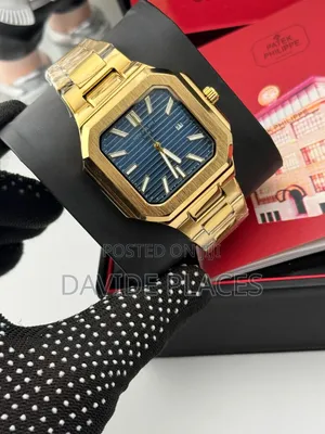 Patek Phillipe Geneve Cubitus Unisex Chain Watch, With Date,