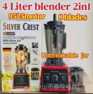 2L Silver Crest 2in1 Blender