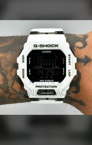 G-Shock Digital Time Display Rubber Watch, With Date, Day,