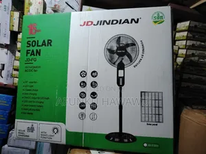 Rechargeable Solar Fan With Panel and Bulb