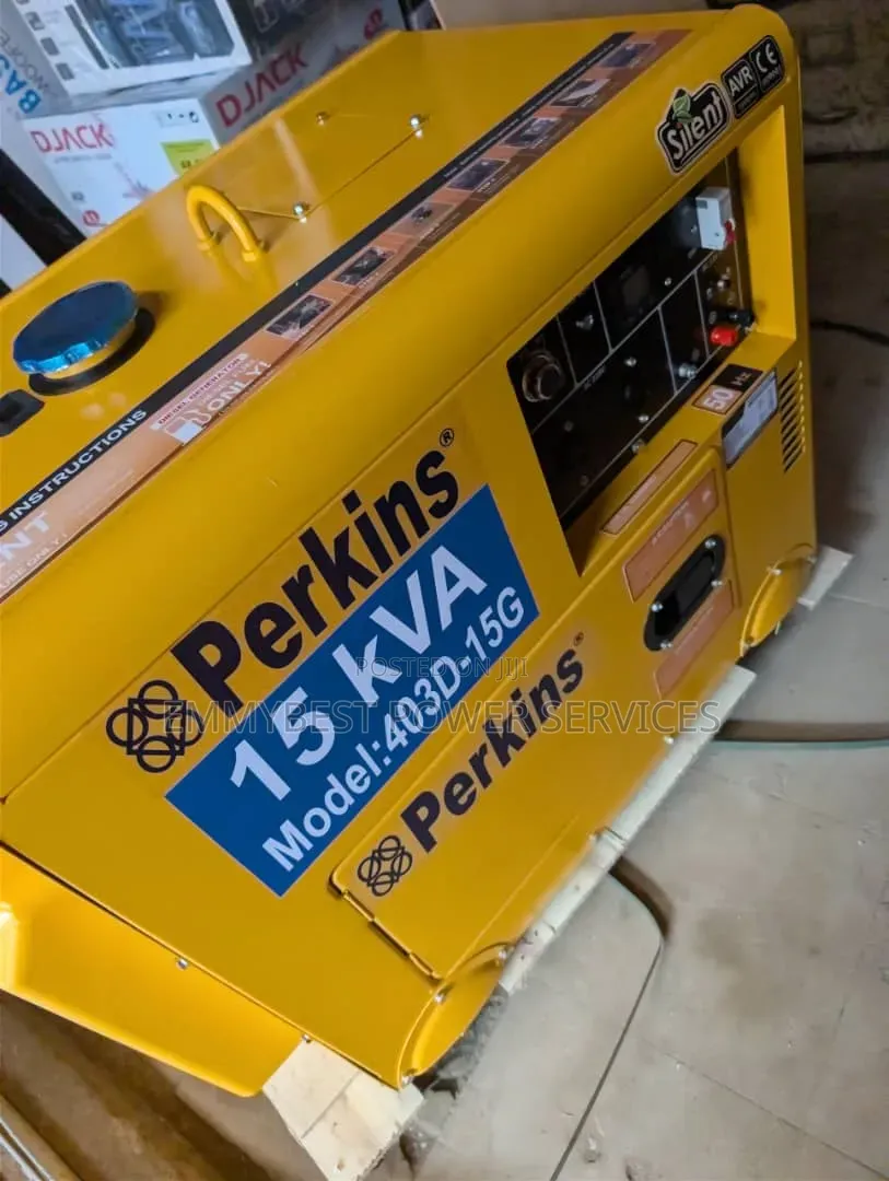  15kva Perkins Gen Set, Free Installation