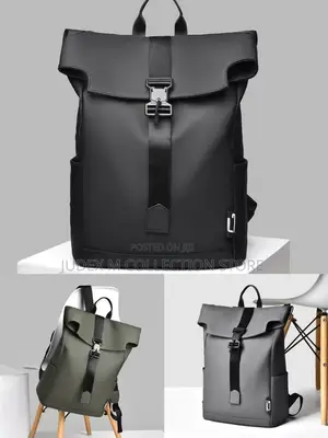 Plain Leather and Luxury Backpack Bag