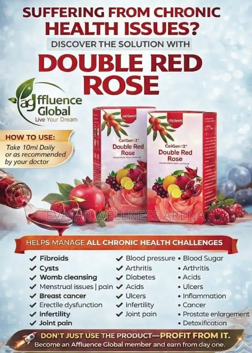 Double Red Rose