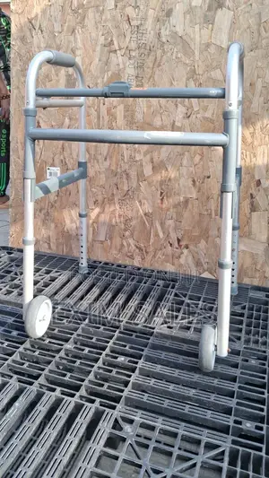Folding Walker With Front Wheels (Adjustable)