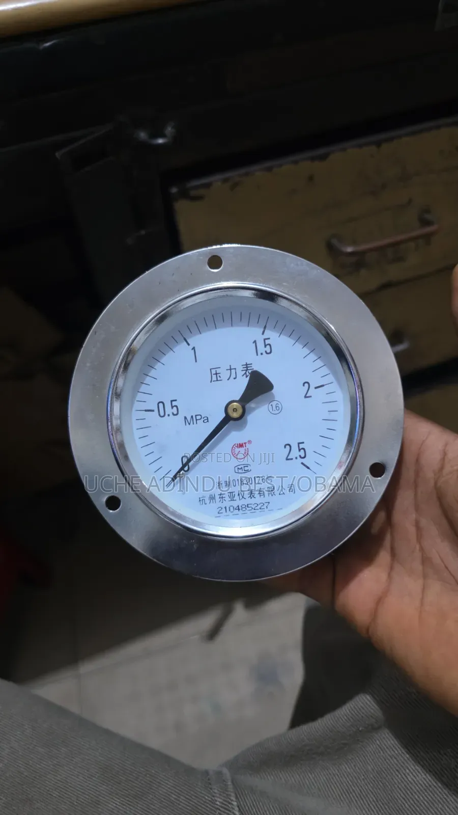 Pressure Gauge 0-2,5mpa