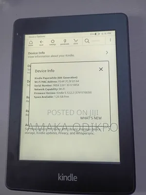 Amazon Kindle Paperwhite 4 GB White
