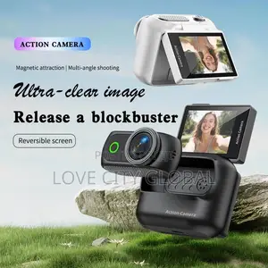 Action Camera Flip Screen WiFi Video Portable Sports Camera Anti Shake