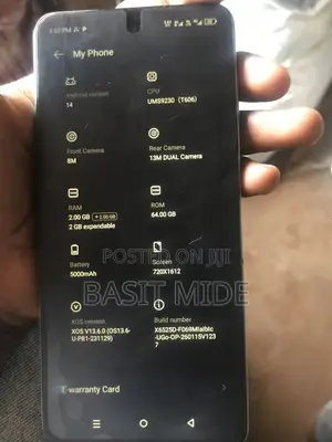 Infinix Smart 8 64 GB Blue