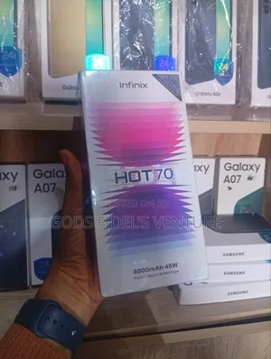 New Infinix Hot 70 128 GB Black