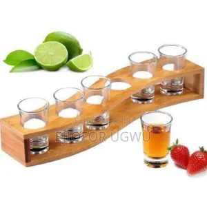 Wooden Rack for Tequila Shots
