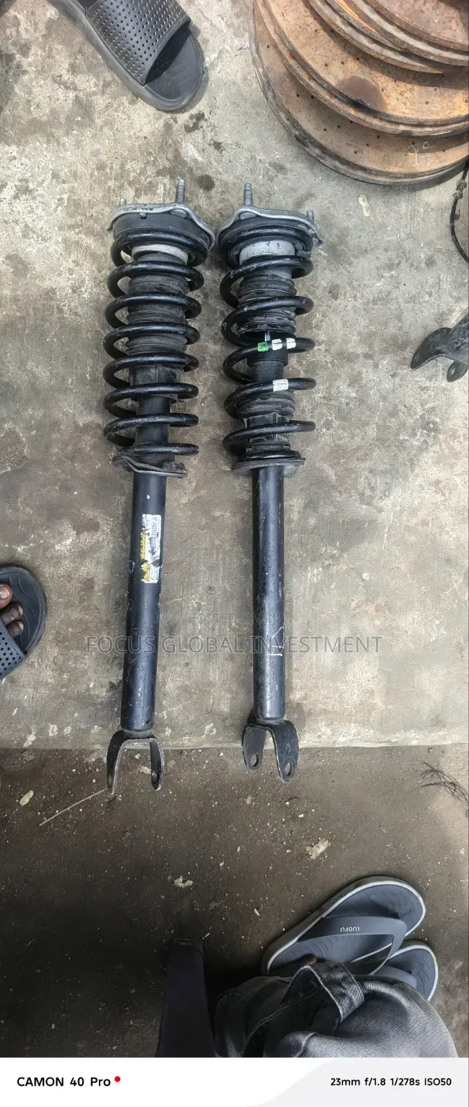 Complete Front Shocks for E300 Non 4matic
