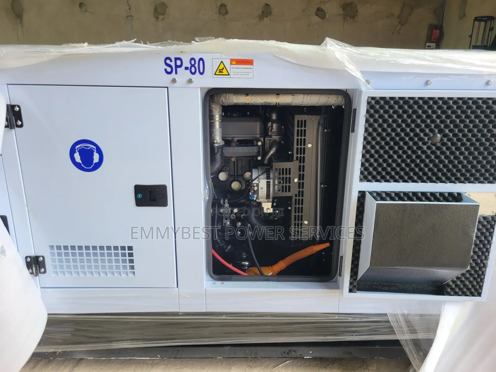 Skid Mounted 80kva Perkins Soundproof Generator