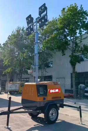 Selected Region Shows a Mobile, Trailer-Mounted Diesel Industrial