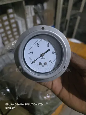 Pressure Gauge 0-25mbar 2" Back Connection