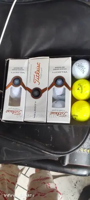 Foreign Used Ping Golf Bag Set With New Balls and Tees